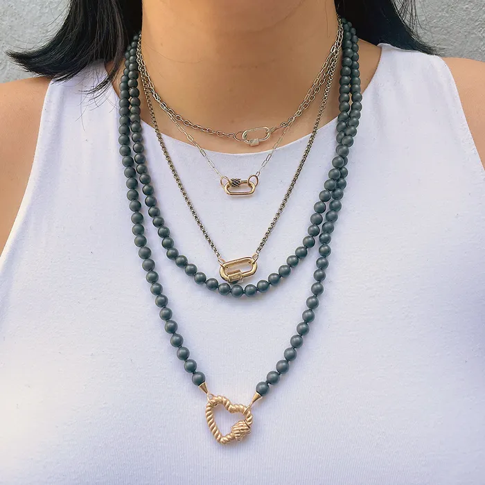 Marla Aaron Silver Rolo Chain Necklace Marla Aaron Necklaces