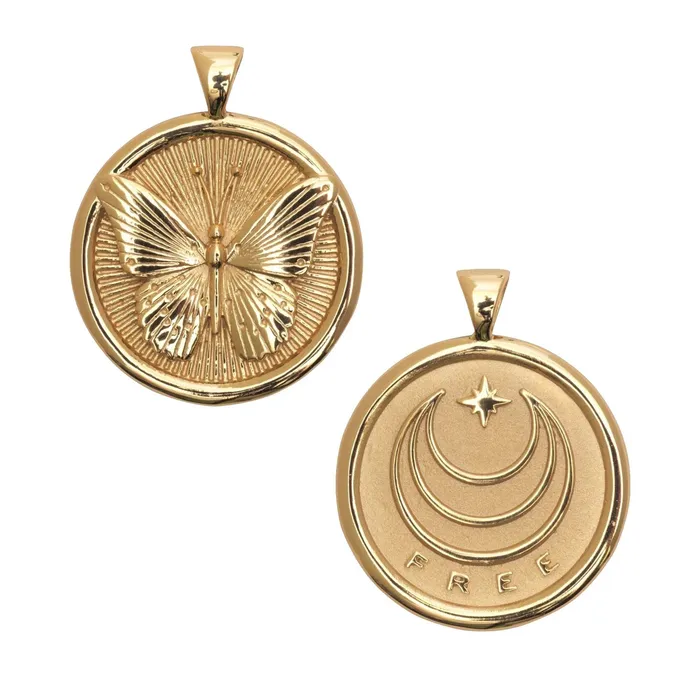 Necklaces Jane Win Jane Win FREE Original Coin Pendant Necklace