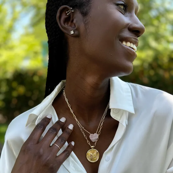 Necklaces Jane Win Jane Win FREE Original Coin Pendant Necklace