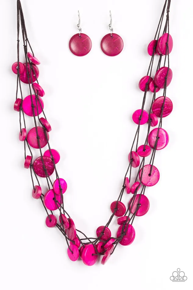 Necklaces Paparazzi Jewelry Paparazzi Necklace Bermuda Beach House Pink