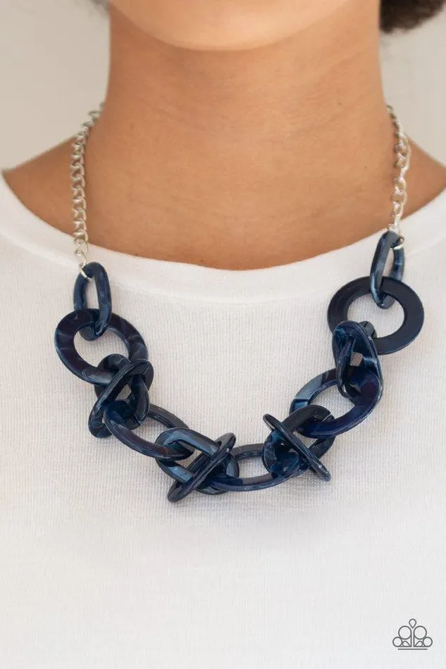 Necklaces Paparazzi Jewelry Paparazzi Necklace Chromatic Charm Blue Necklaces Paparazzi Jewelry Paparazzi Necklace Chromatic Charm Blue