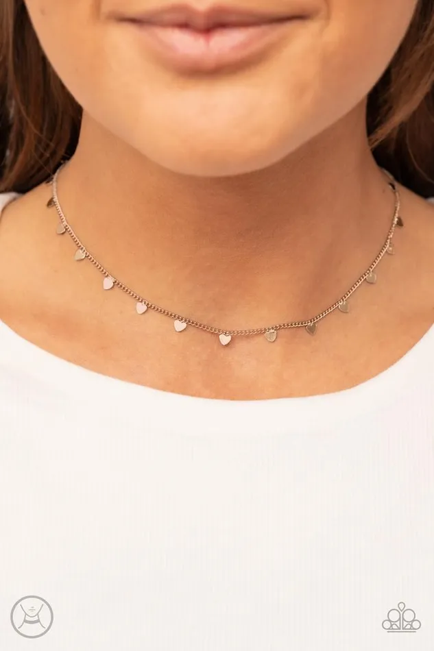 Necklaces Paparazzi Jewelry Paparazzi Necklace Cupids Cutest Valentine Rose Gold