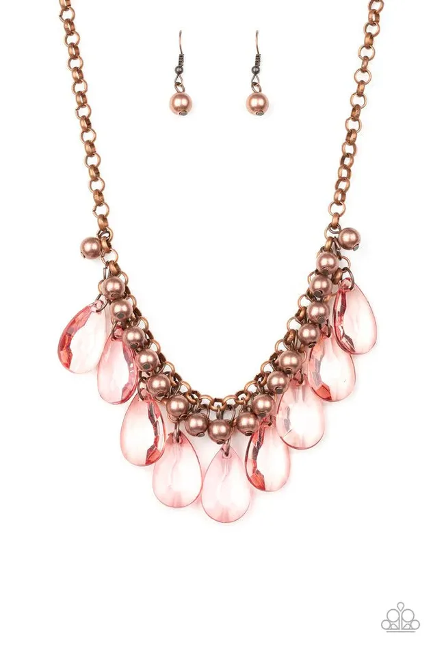 Necklaces Paparazzi Jewelry Paparazzi Necklace Fashionista Flair Copper