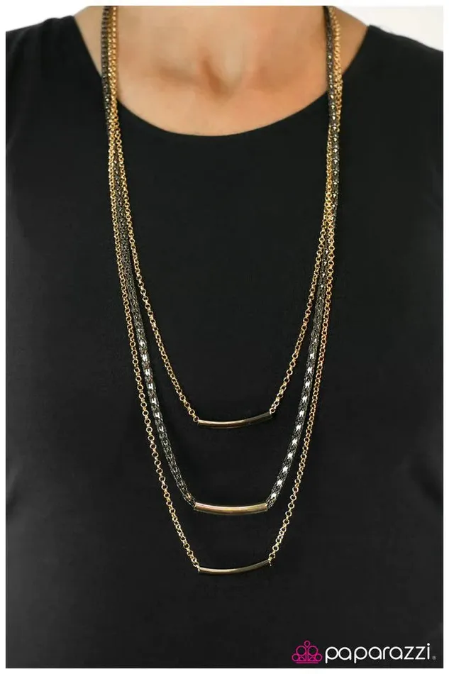 Necklaces Paparazzi Jewelry Paparazzi Necklace Im With The Band Gold