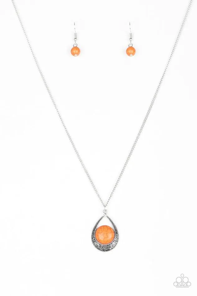 Necklaces Paparazzi Jewelry Paparazzi Necklace Rio Rancho Resplendence Orange