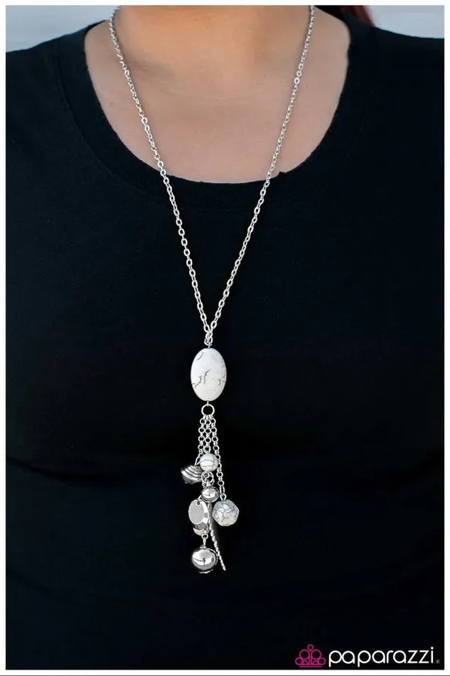 Necklaces Paparazzi Necklace Rock Of Ages White Paparazzi Jewelry