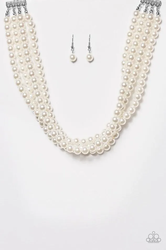 Necklaces Paparazzi Necklace Vintage Romance White Choker Paparazzi Jewelry