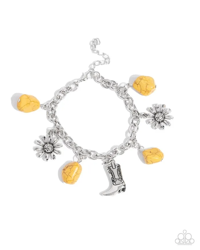 Paparazzi Bracelet Badlands Beau Yellow Paparazzi Jewelry Bracelets Paparazzi Bracelet Badlands Beau Yellow Paparazzi Jewelry Bracelets