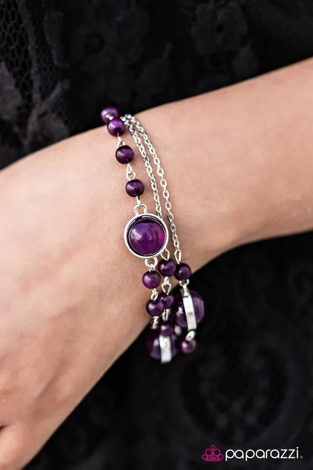 Paparazzi Bracelet Daylight Dreaming Purple Paparazzi Jewelry Bracelets