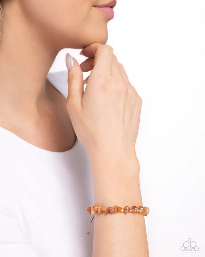 Paparazzi Bracelet Impressive Ingenuity Orange Paparazzi Jewelry Bracelets