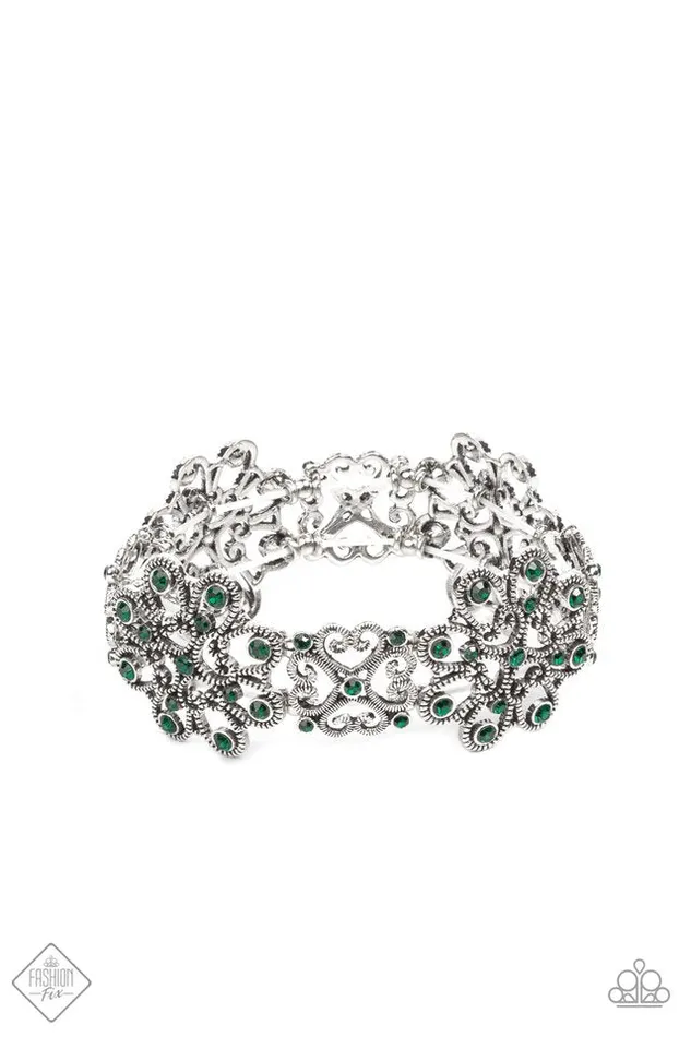 Paparazzi Bracelet Regal Recognition Green Paparazzi Jewelry Bracelets Paparazzi Bracelet Regal Recognition Green Paparazzi Jewelry Bracelets