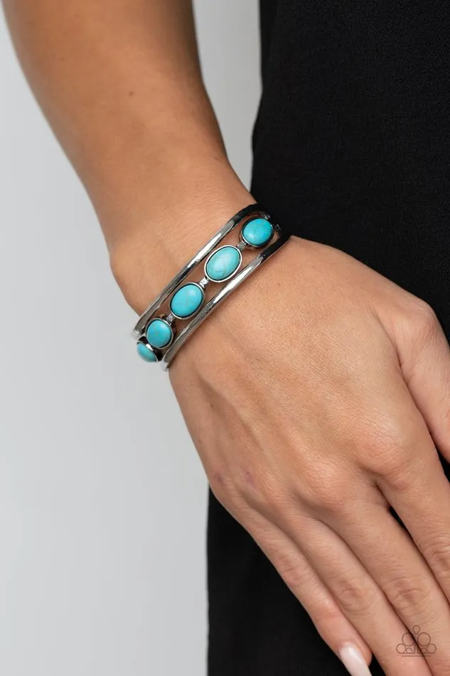 Paparazzi Bracelet River Rock Canyons Blue Paparazzi Jewelry Bracelets