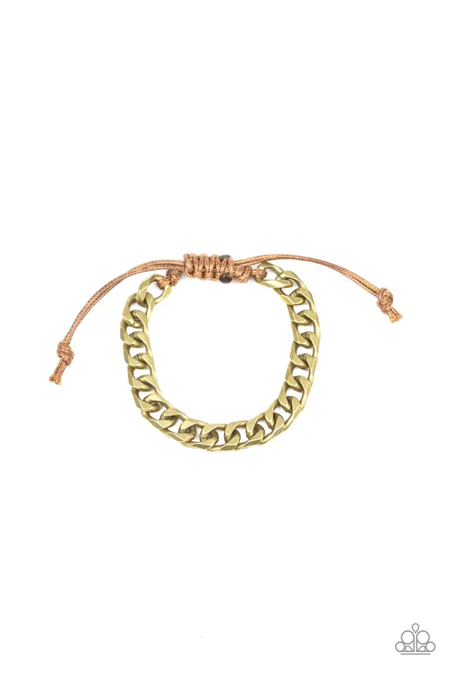 Paparazzi Bracelet Rulebreaker Brass Paparazzi Jewelry Bracelets
