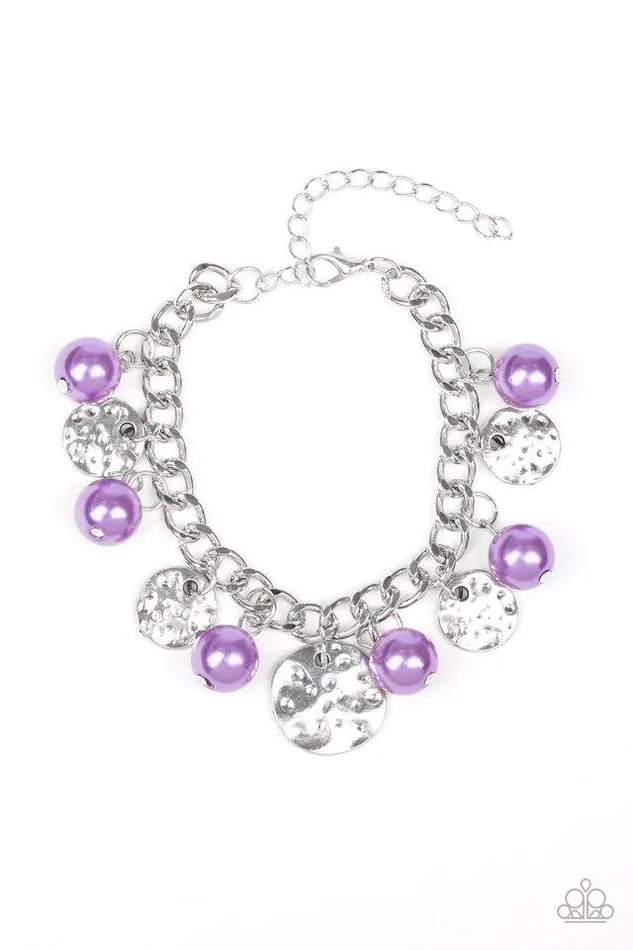 Paparazzi Bracelet SEA In A New Light Purple Paparazzi Jewelry Bracelets