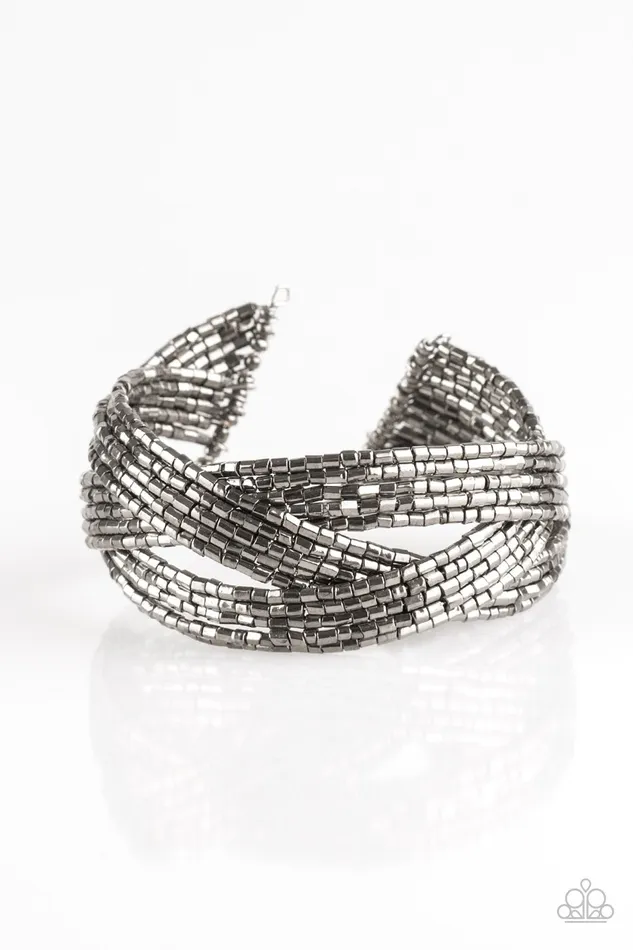 Paparazzi Bracelet Shooting Stars Gunmetal Paparazzi Jewelry Bracelets
