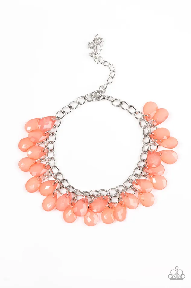 Paparazzi Bracelet Step Out Of SHINE Orange Paparazzi Jewelry Bracelets