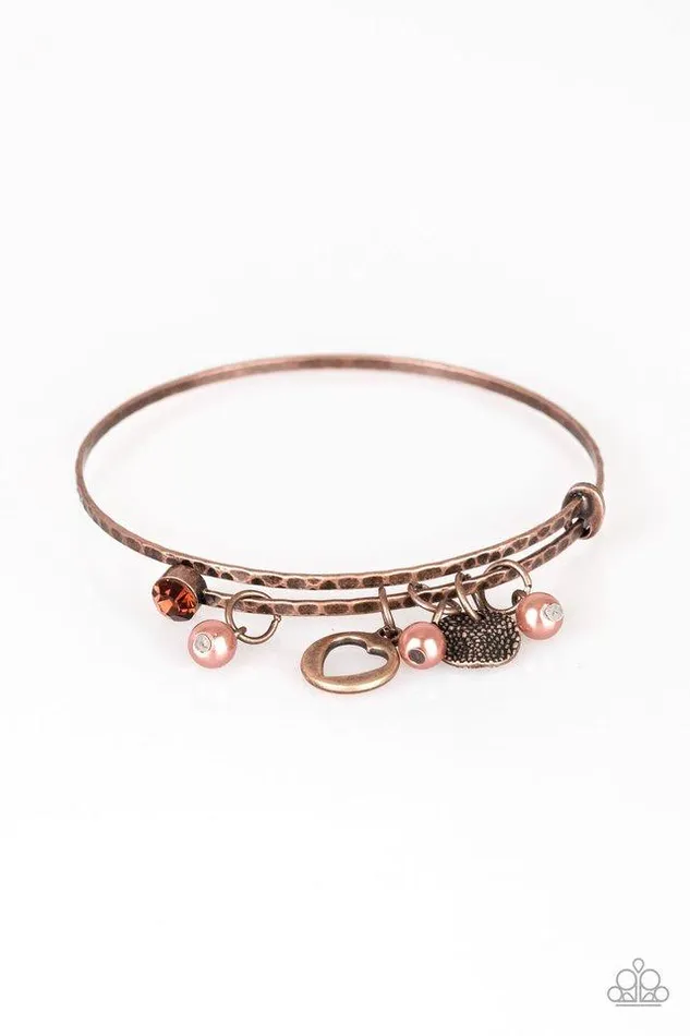 Paparazzi Bracelet Truly True Love Copper Paparazzi Jewelry Bracelets
