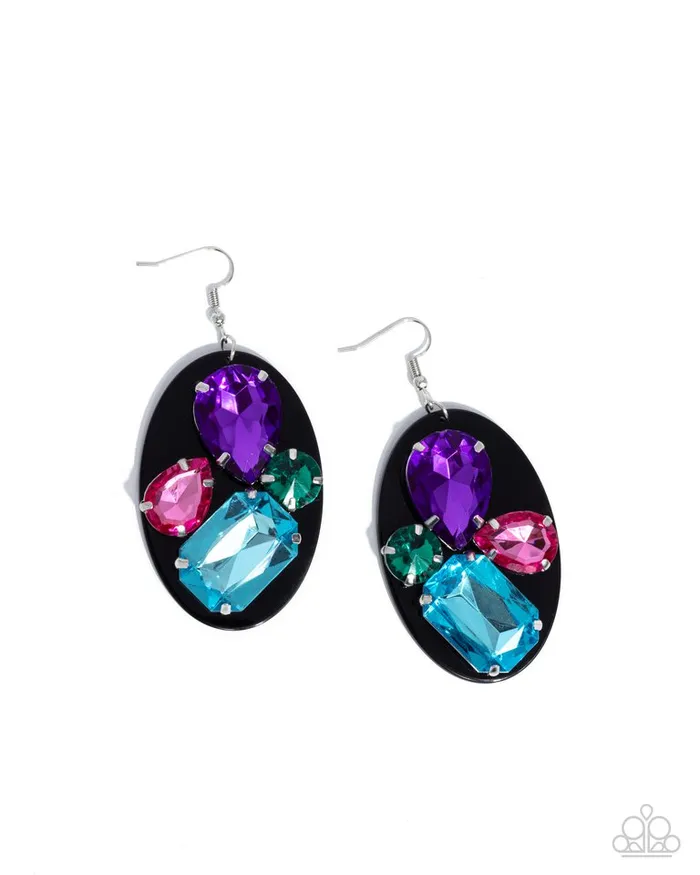 Paparazzi Earring Attention Grabber Black Paparazzi Jewelry Earrings Paparazzi Earring Attention Grabber Black Paparazzi Jewelry Earrings