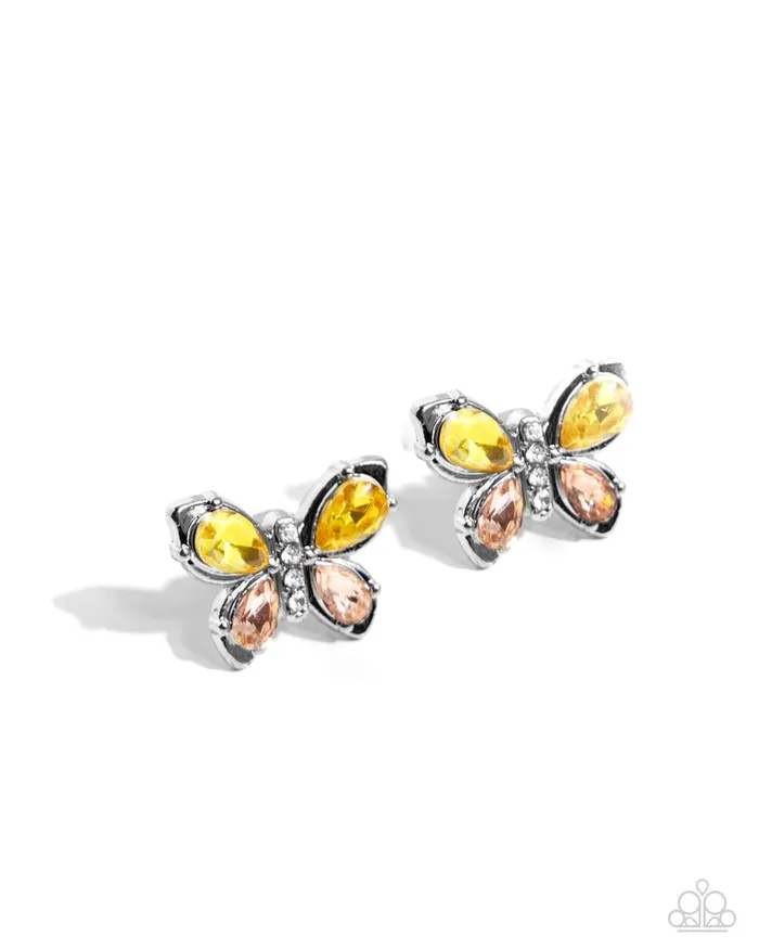 Paparazzi Earring Live to FLIGHT Another Day Yellow Paparazzi Jewelry Earrings Paparazzi Earring Live to FLIGHT Another Day Yellow Paparazzi Jewelry Earrings