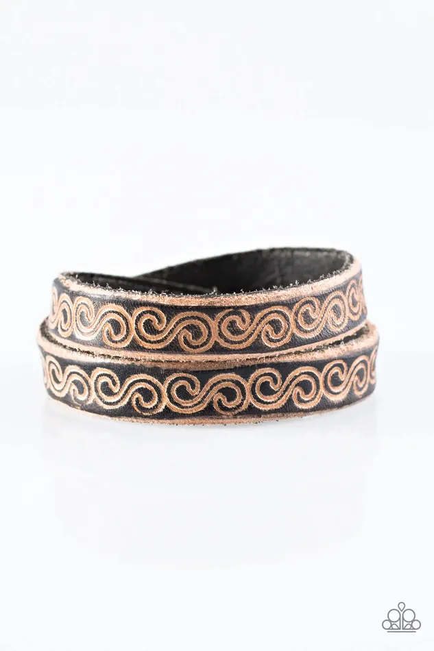 Paparazzi Jewelry Bracelets Paparazzi Bracelet Bermuda Bay Brown