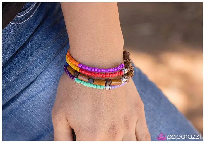 Paparazzi Jewelry Bracelets Paparazzi Bracelet Both Ends Of the Spectrum Multi