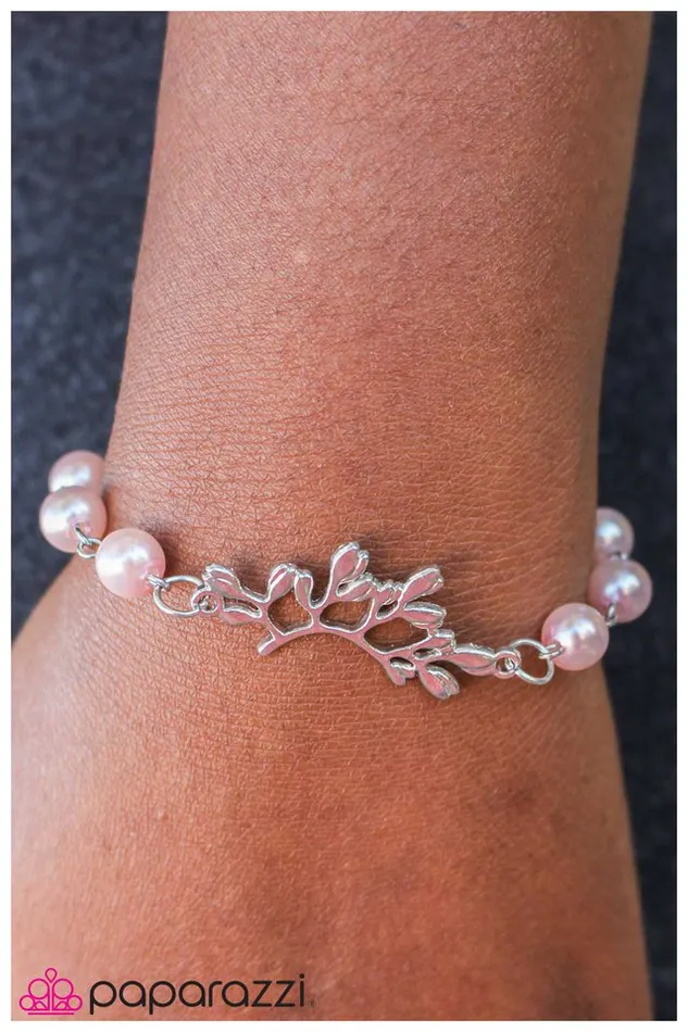 Paparazzi Jewelry Bracelets Paparazzi Bracelet Calmly Courageous Pink