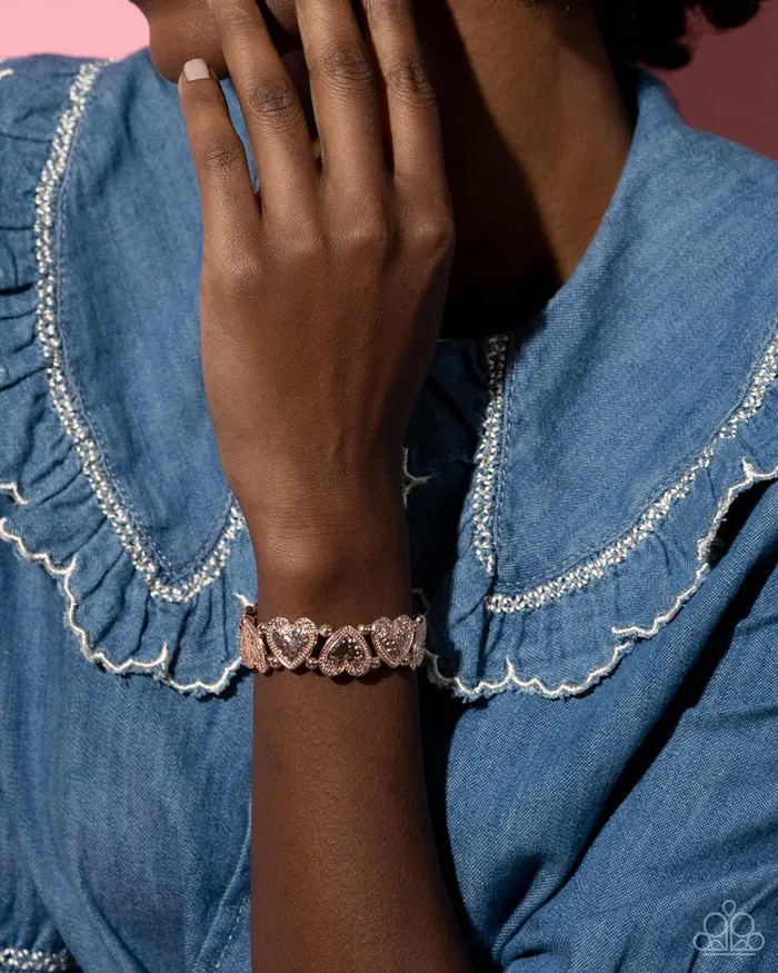 Paparazzi Jewelry Bracelets Paparazzi Bracelet Date Night Deluxe Rose Gold Paparazzi Jewelry Bracelets Paparazzi Bracelet Date Night Deluxe Rose Gold