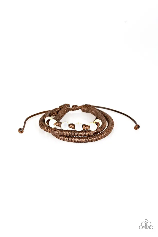 Paparazzi Jewelry Bracelets Paparazzi Bracelet Desert Quest Brown