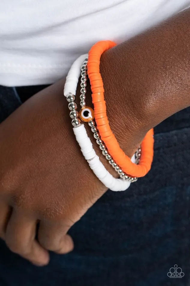 Paparazzi Jewelry Bracelets Paparazzi Bracelet EYE Have A Dream Orange