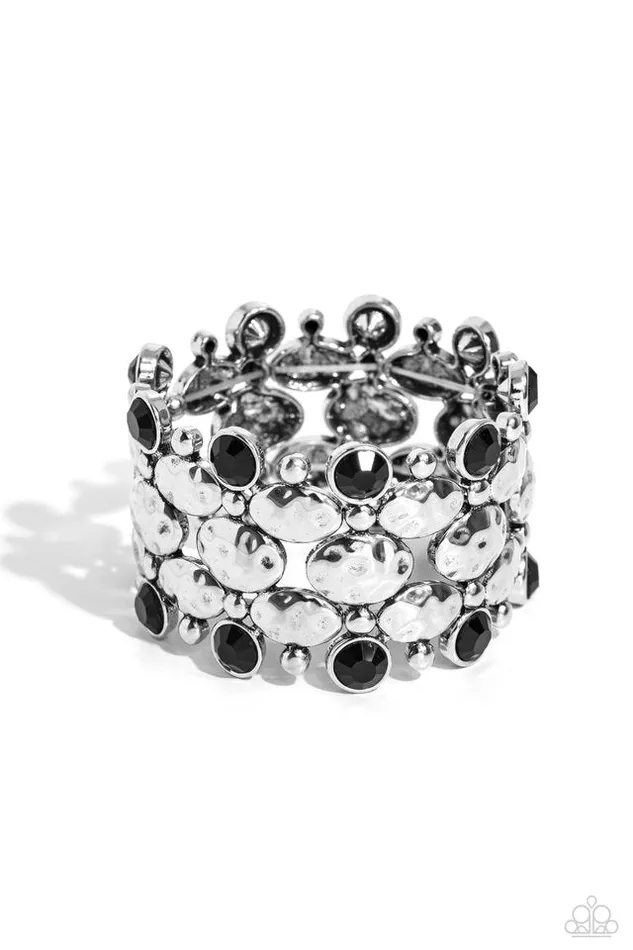 Paparazzi Jewelry Bracelets Paparazzi Bracelet Hammered Headliner Black Paparazzi Jewelry Bracelets Paparazzi Bracelet Hammered Headliner Black