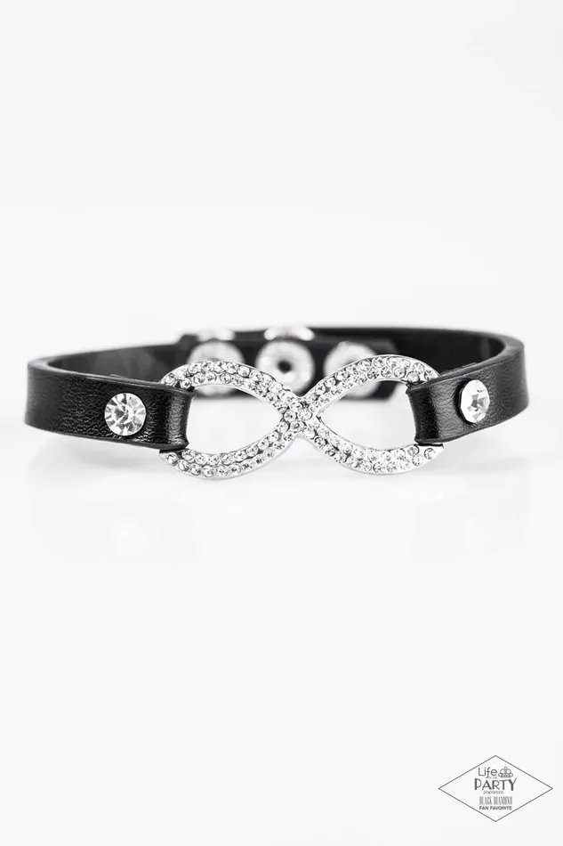 Paparazzi Jewelry Bracelets Paparazzi Bracelet Innocent Till Proven GLITZY Black