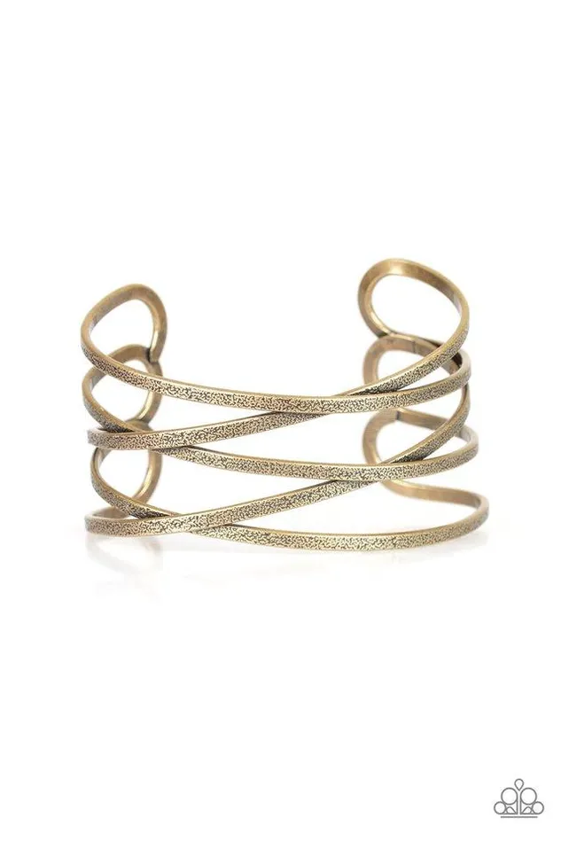 Paparazzi Jewelry Bracelets Paparazzi Bracelet Karmic Connection Brass