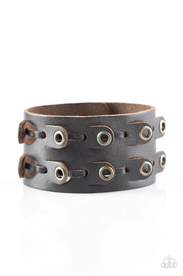Paparazzi Jewelry Bracelets Paparazzi Bracelet Port Side Brown