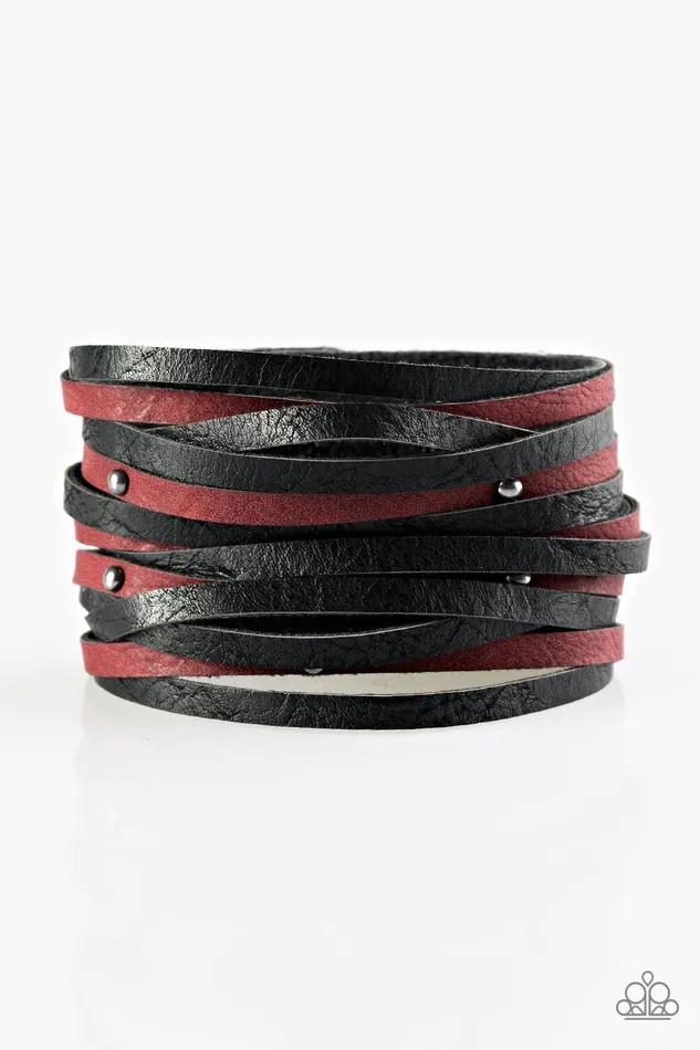 Paparazzi Jewelry Bracelets Paparazzi Bracelet Ranch Rebel Red