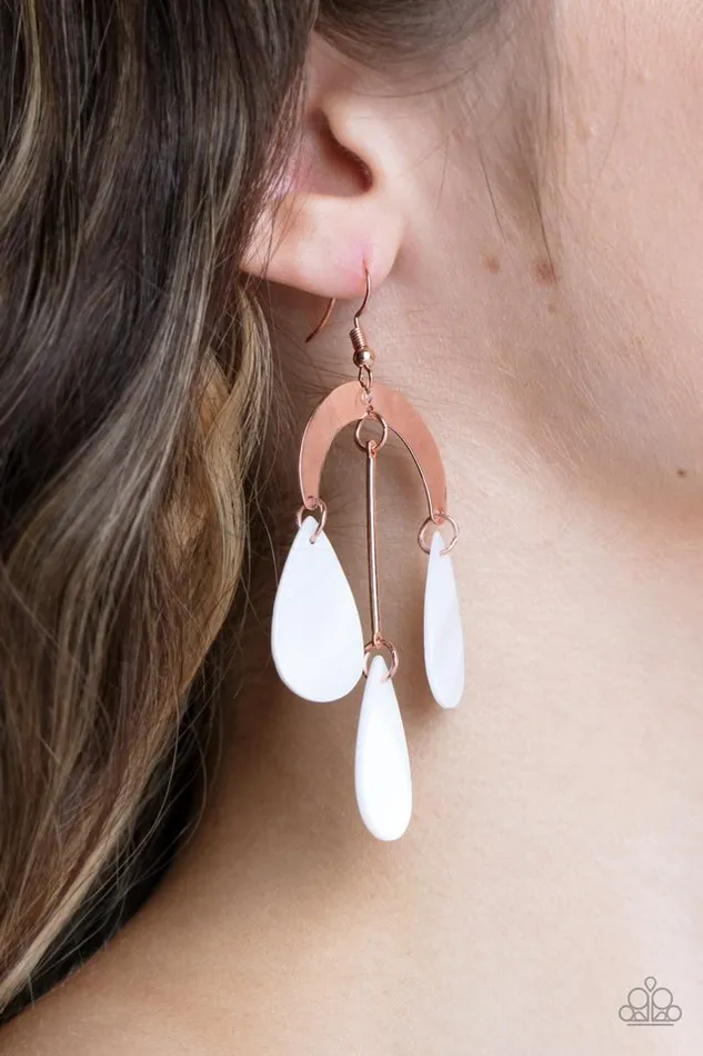 Paparazzi Jewelry Earrings Paparazzi Earring Atlantis Ambience Copper