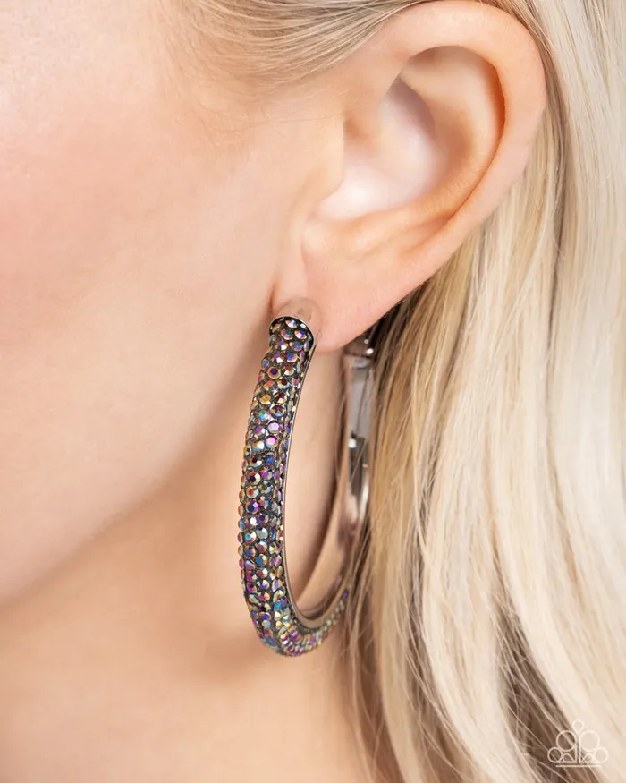 Paparazzi Jewelry Earrings Paparazzi Earring Chiseled Crescendo Multi