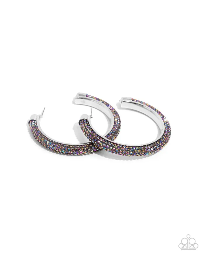 Paparazzi Jewelry Earrings Paparazzi Earring Chiseled Crescendo Multi Paparazzi Jewelry Earrings Paparazzi Earring Chiseled Crescendo Multi