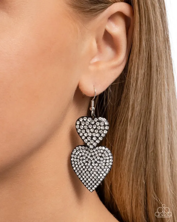Paparazzi Jewelry Earrings Paparazzi Earring Never Enough Sparkle Black
