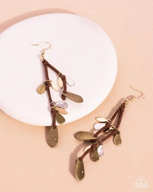 Paparazzi Jewelry Earrings Paparazzi Earring Sunset Suede Paparazzi Jewelry Earrings Paparazzi Earring Sunset Suede