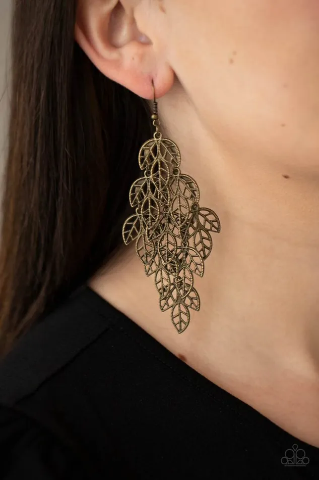 Paparazzi Jewelry Earrings Paparazzi Earring The Shakedown Brass