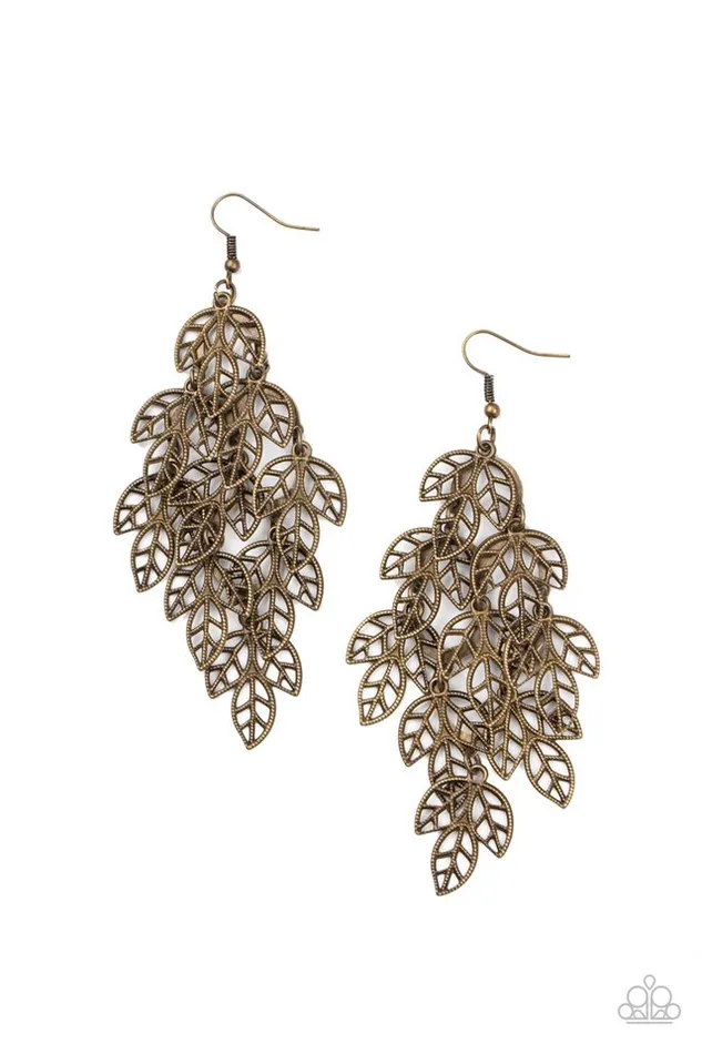 Paparazzi Jewelry Earrings Paparazzi Earring The Shakedown Brass Paparazzi Jewelry Earrings Paparazzi Earring The Shakedown Brass