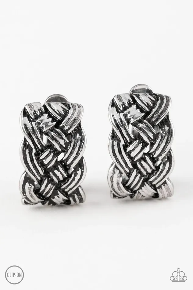 Paparazzi Jewelry Earrings Paparazzi Earring Urban Ulterior Silver