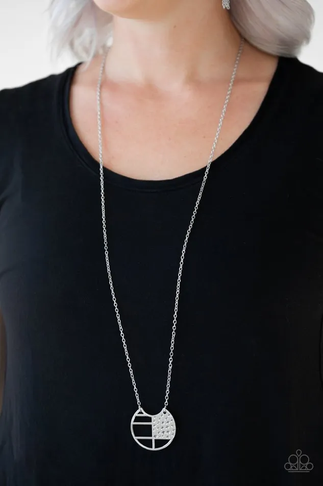 Paparazzi Jewelry Necklaces Paparazzi Necklace Abstract Aztec Silver