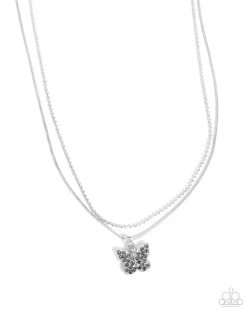 Paparazzi Jewelry Necklaces Paparazzi Necklace Adorable Ascension Silver Paparazzi Jewelry Necklaces Paparazzi Necklace Adorable Ascension Silver
