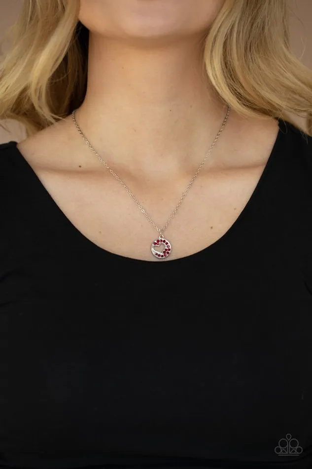 Paparazzi Jewelry Necklaces Paparazzi Necklace Bare Your Heart Red