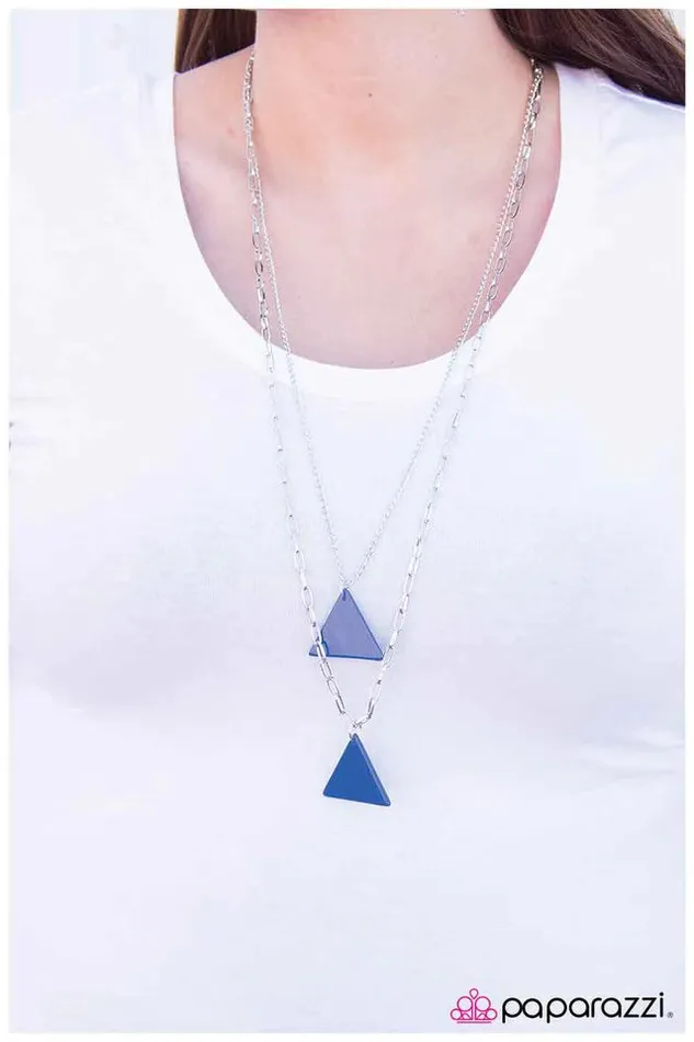 Paparazzi Jewelry Necklaces Paparazzi Necklace Blue Bermuda Blue