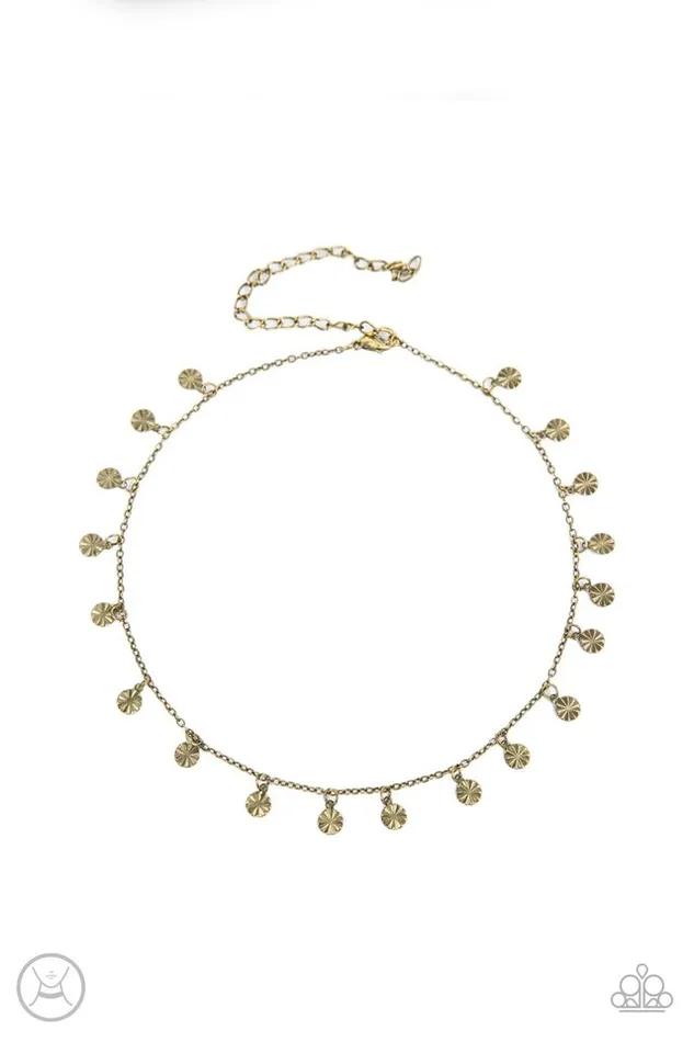 Paparazzi Jewelry Necklaces Paparazzi Necklace Chiming Charmer Brass Paparazzi Jewelry Necklaces Paparazzi Necklace Chiming Charmer Brass