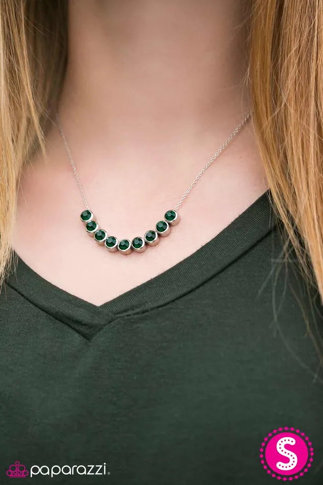 Paparazzi Jewelry Necklaces Paparazzi Necklace City Skyline Green