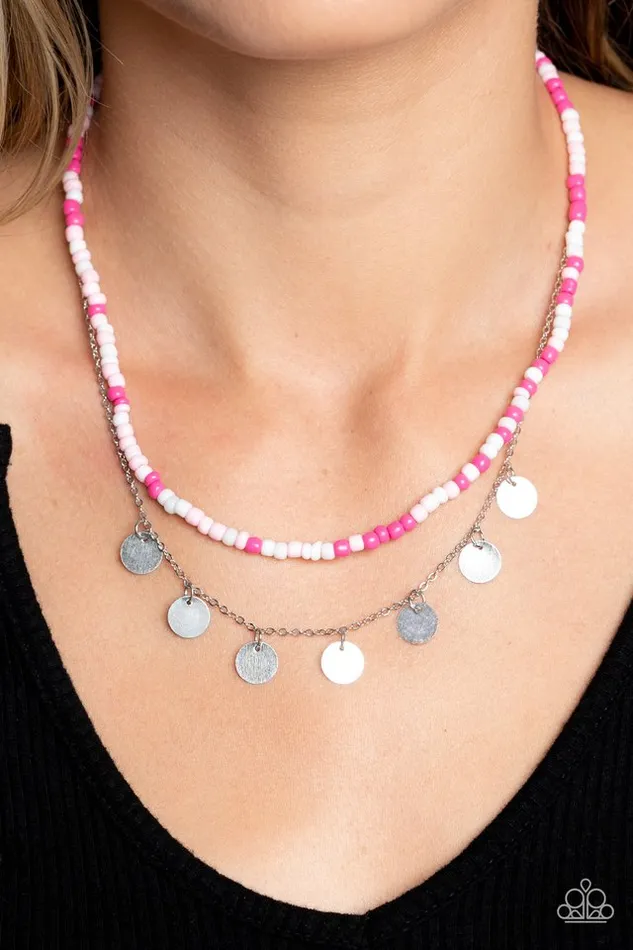 Paparazzi Jewelry Necklaces Paparazzi Necklace Comet Candy Pink