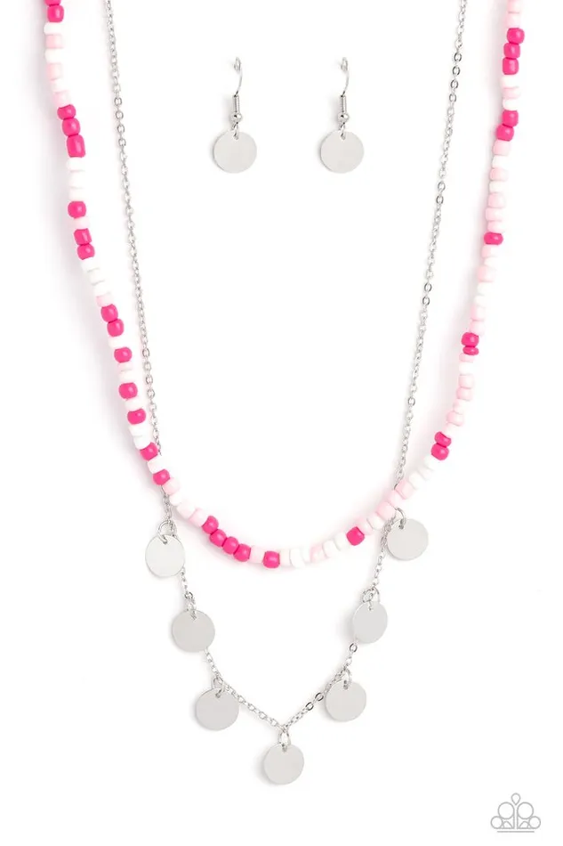 Paparazzi Jewelry Necklaces Paparazzi Necklace Comet Candy Pink Paparazzi Jewelry Necklaces Paparazzi Necklace Comet Candy Pink